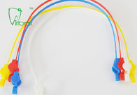 Ζωηρόχρωμοι 33cm μίας χρήσης πλαστικοί οδοντικοί συνδετήρες πετσετών
